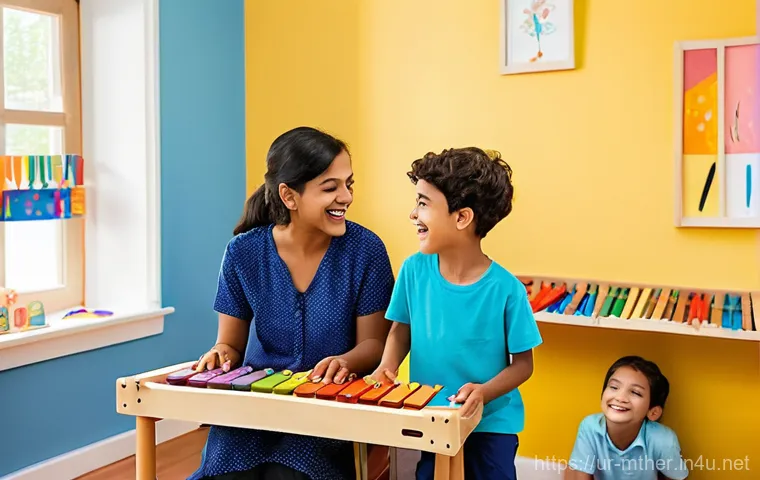 음악테라피사 취업 동향 - **Prompt:** A serene and calm indoor scene depicting an adult woman (30s-40s, South Asian ethnicity)...