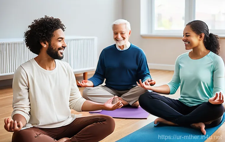 음악테라피사 치료 이론 - **Prompt:** An elderly man, around 70-80 years old, with gentle wrinkles and a kind smile, is seated...