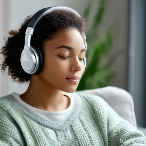 음악테라피사 교육 과정 - **Prompt:** A serene and contemplative scene of a young adult, with a gentle, peaceful expression on...