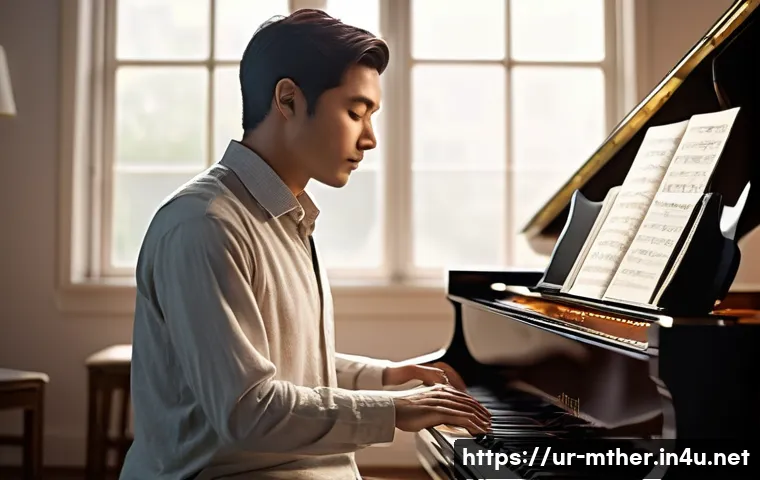 음악테라피사 환자와의 소통 방법 - **Prompt 1: "Silent Melodies of the Soul"**
    A heartfelt scene in a warm, inviting music therapy ...